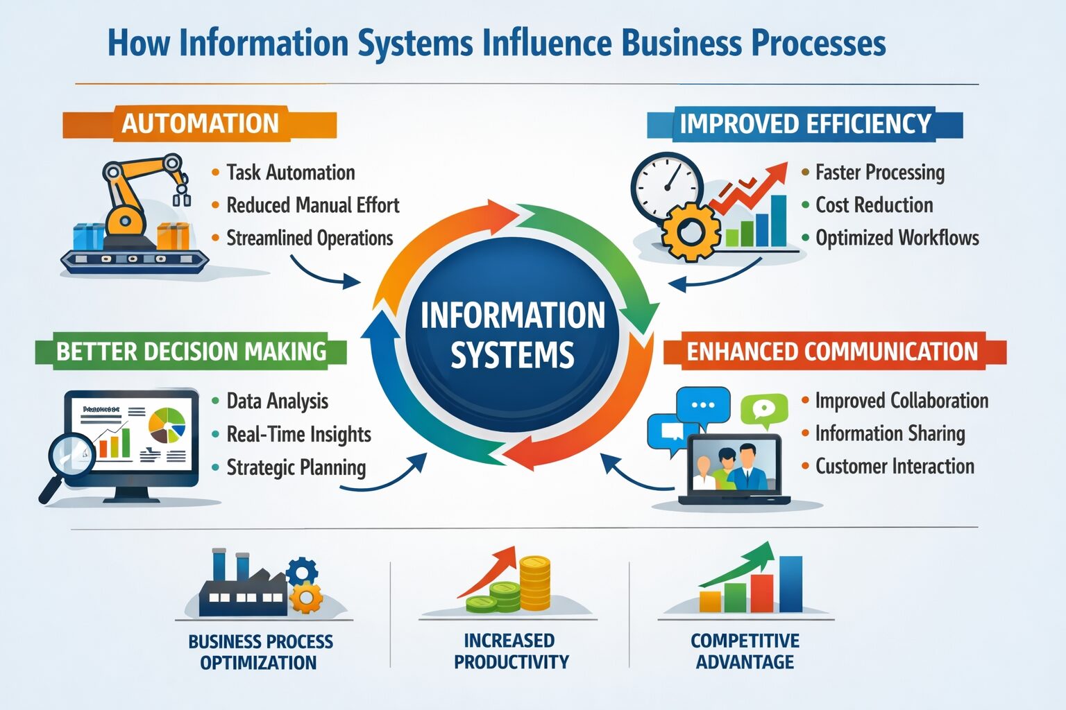 How Information Systems Influence Business Processes