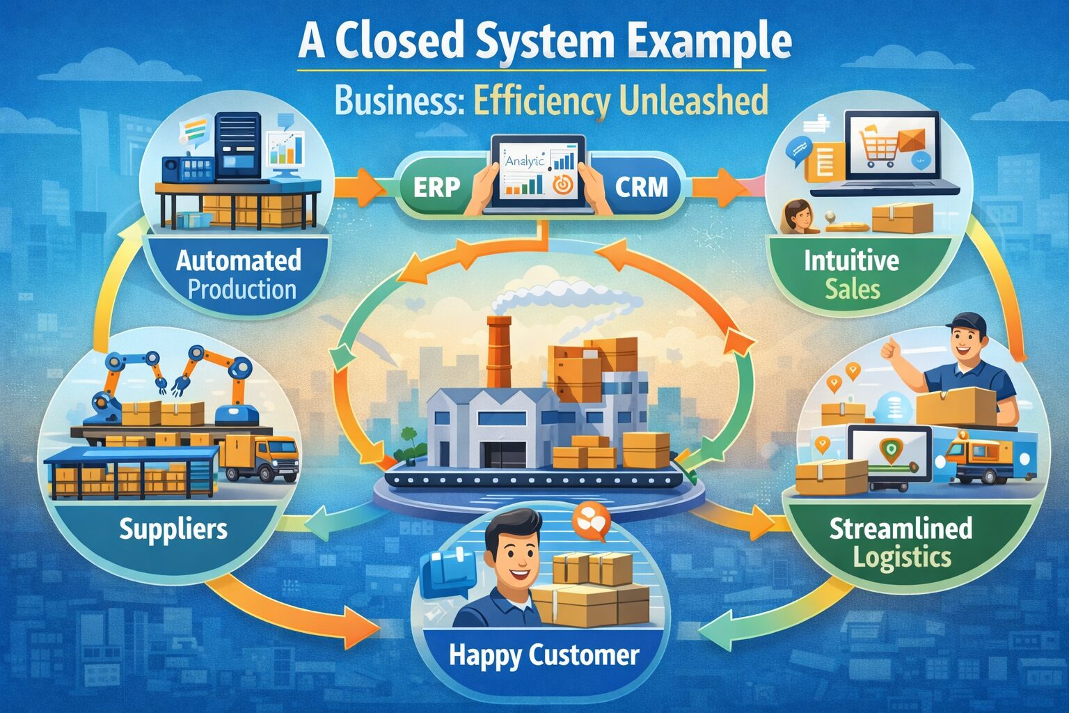 A Closed System Example Business: Efficiency Unleashed